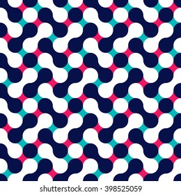Black waves seamless pattern. Abstract wave background. Vector illustration. A good choice for the background display, website, flyers, brochures and presentations