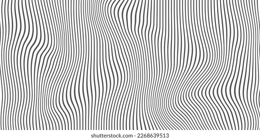 Black wavy line pattern, wavy line pattern background, editable pattern