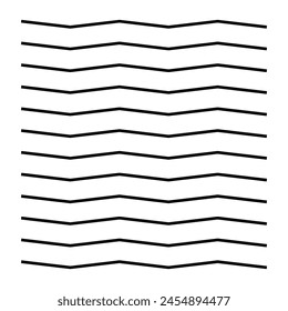 Black wavy line pattern vector. Waves outline icon. Wave thin line symbol. Modern, simple flat vector illustration for web site or mobile app. Vector illustration. Eps file 88.