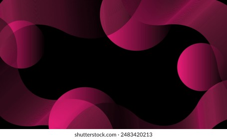 Black Wavy Lines Isolated on Abstract Background Design.