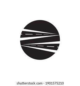 Plantilla vectorial de logotipo de la manera negra