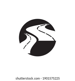 Plantilla vectorial de logotipo de la manera negra