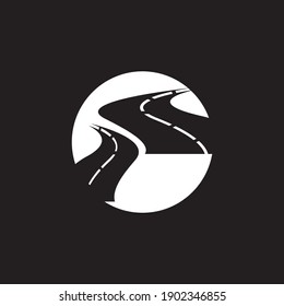 Plantilla vectorial de logotipo de la manera negra