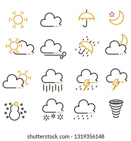Black weather icon