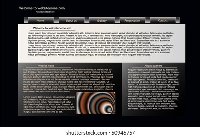 black web business template