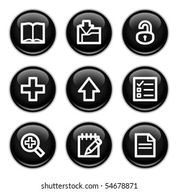 Black web buttons 6