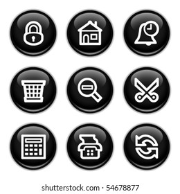 Black web buttons 8
