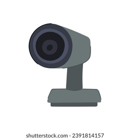 black web camera cartoon. graphic capture, photography focus, flash sign black web camera sign. isolated symbol vector illustration