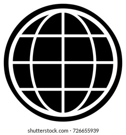 Black web vector icon on white background