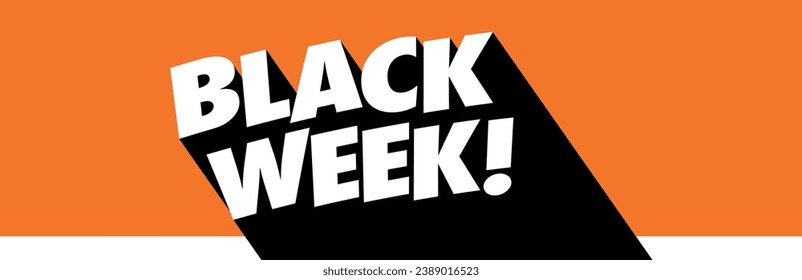 Black week with long shadow