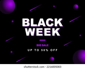 BLACK WEEK PURPLE Circle Shopping Off Web Sale	