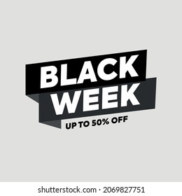 Black Week Sale Banner Post