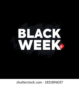 Black Week Sale Promotion Post