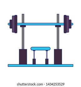 black weights for arm training and isolated symbols vector illustration graphic design