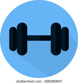Black weights, illustration, vector, on a white background.