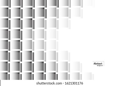 black and whait abstract texture. Vector background 3d paper art style can be used in cover design, book design, poster, cd cover, flyer, website backgrounds or advertising.