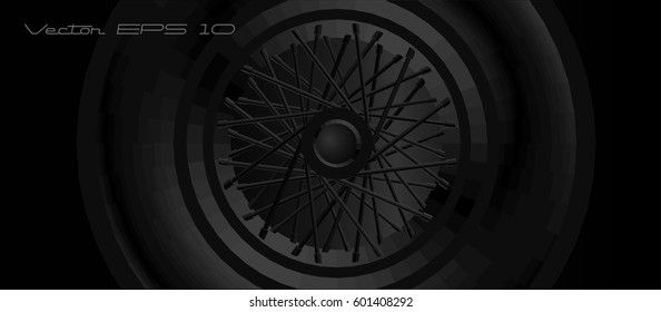 Black wheel