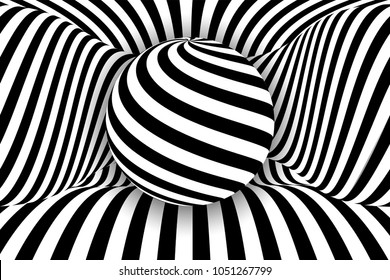 3,409 3d ball black white stripe Images, Stock Photos & Vectors ...