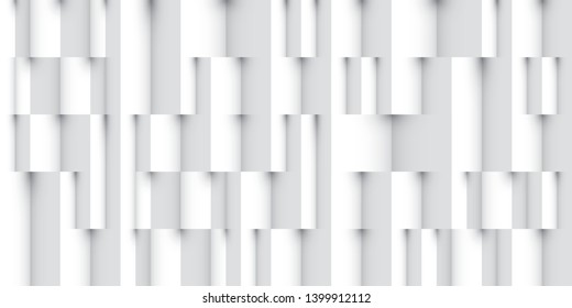 Black and white abstract 3D texture vector background