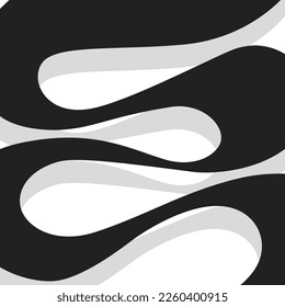 black and white abstract art background