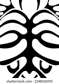 negro y blanco de fondo abstracto