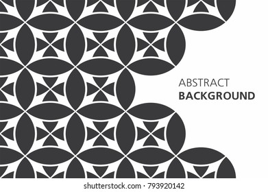 Black and white abstract background