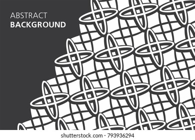 Black and white abstract background