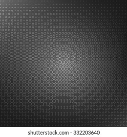 black and white abstract background with circles