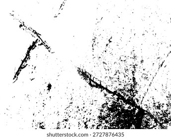 Schwarz-weißer abstrakter Hintergrund mit gerissener Textur
