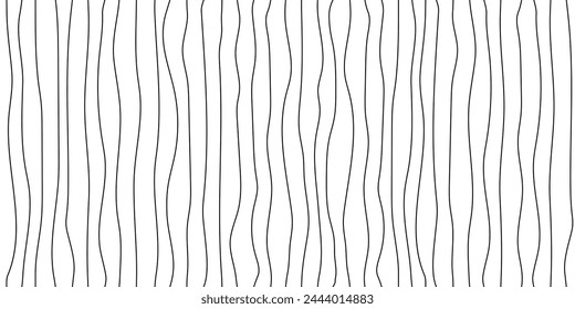 Fondo abstracto blanco negro, rayas de Vertical curvadas, patrón sin fisuras