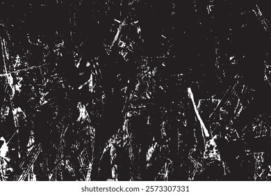 Black and white abstract background. Distressed overlay texture design. Vector illustration.
