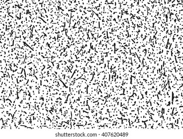 Black and white abstract background of dots and lines