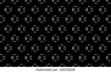 black and white abstract background with geometric and seamless pattern. geometric style - stock vector.	