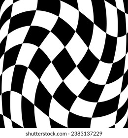 black and white abstract background in the groovy style