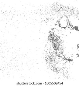 black and white abstract background. black and white ink splash pattern. pattern of dots, cracks, scuffs, chips, stains, ink, lines
