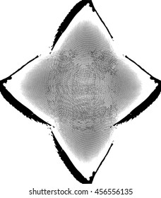Black and white abstract background with light net and four axis, symmetrical, structure