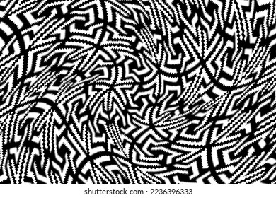 Black and white abstract background with lines. Background pattern texture.