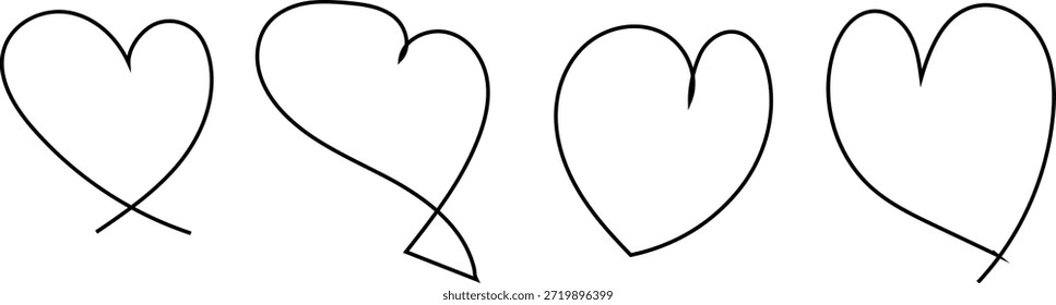 Fondo abstracto en blanco y negro con líneas que presentan una Ilustración vectorial en forma de corazón negro para un diseño romántico de tarjeta de San Valentín que simboliza el amor y la pasión