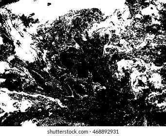 Black and white abstract background. Liquid marble pattern. Monochrome texture. EPS10