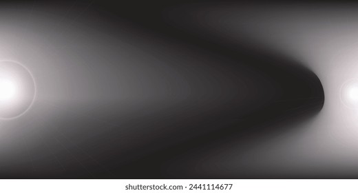 Black and white abstract background with moonlight and black ink waves