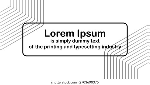 Black and White Abstract background with place for text Insert Banner Template