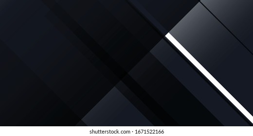 Fondo abstracto blanco negro. Diseño de presentación plantillas vectoriales Fondo geométrico