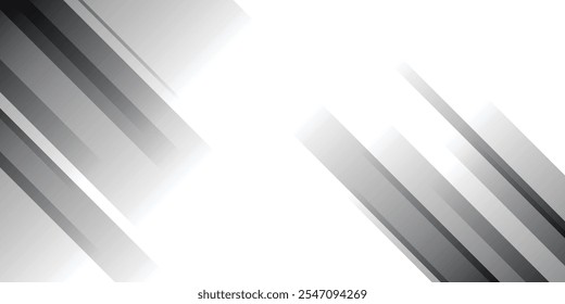 Schwarz-weißer abstrakter Hintergrund. Präsentationsdesign, Vektorvorlagen Geometrischer Hintergrund