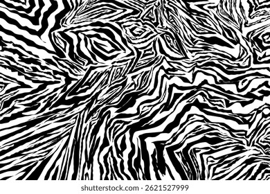abstrakter schwarz-weißer Hintergrund mit nahtlosem Zebramuster