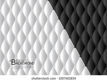 black and white abstract background vector illustration, cover template layout, business flyer, Leather texture luxury can be used in annual report cover design, book, banner, web page, brochure, card