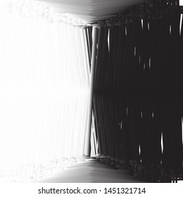 Black and white abstract background. Vector illustration
