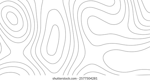 Black and white abstract background vector, Abstract topographic contours map background .Topographic background and texture, monochrome image. 3D waves. Marble texture with natural pattern .
