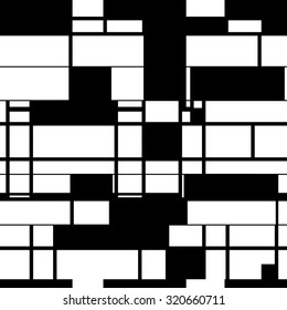 Black White Abstract Background Vector Seamless Stock Vector (Royalty ...