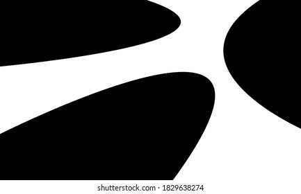 Abstrakter schwarz-weißer Hintergrund - Tapete für Design