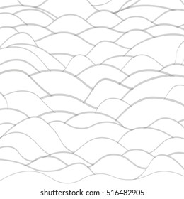 black and white abstract background as waves or snowdrift